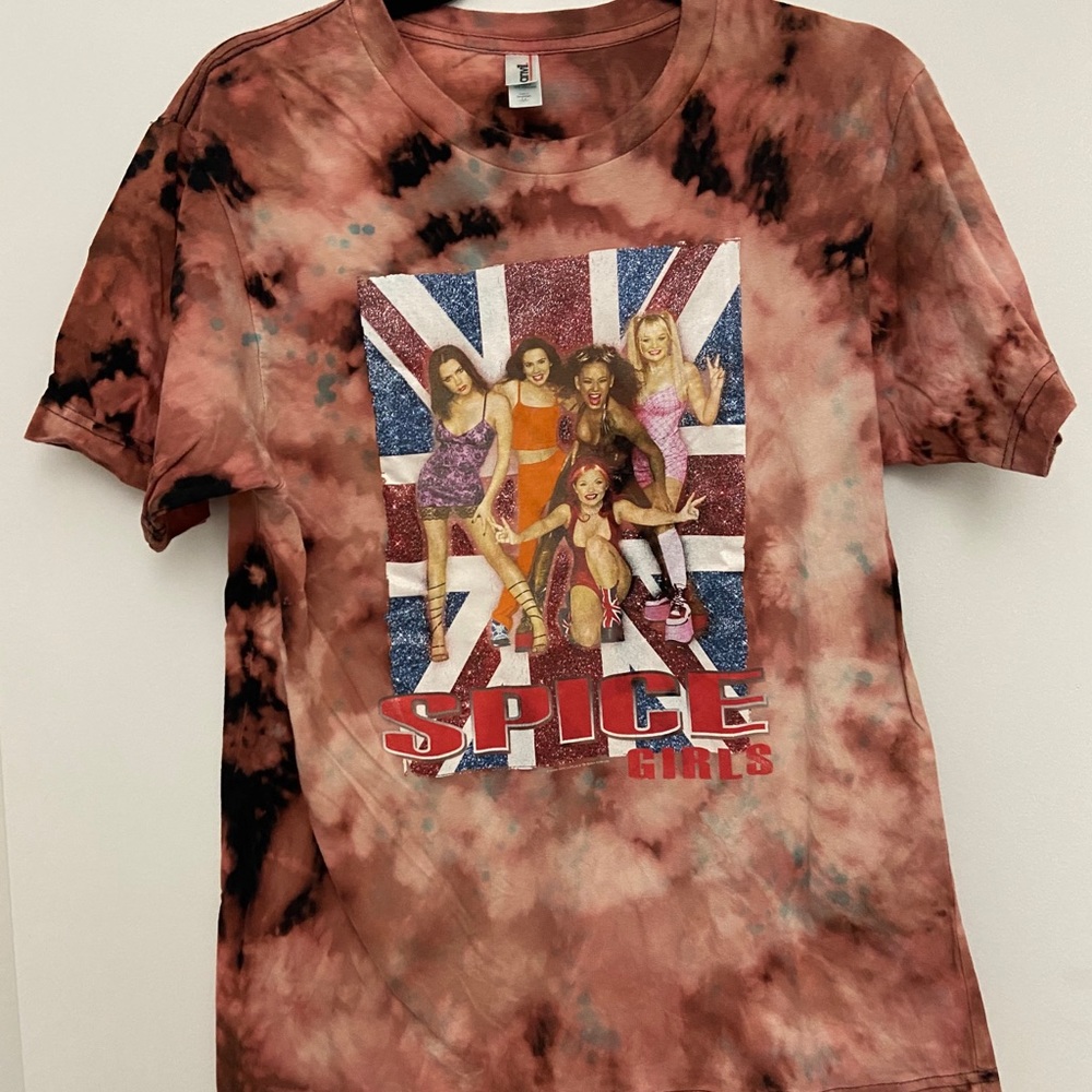 Hand dyed Spice Girls T Shirt
